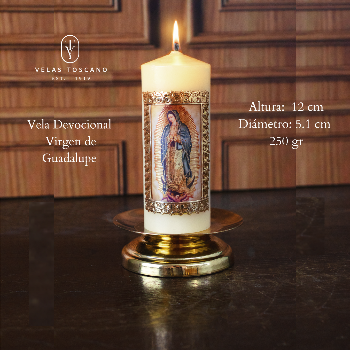 VELA VIRGEN DE GUADALUPE